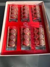 6 verres orangeade vintage Durobor