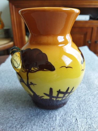 Vase vallauris décor cigale - vallauris,