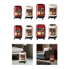 Poubelle à roulettes