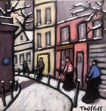 Tableau Paris Belleville sous