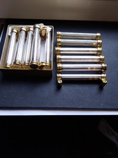 12 Porte Couteau Metal Argent  Qualité TOP DLG Christofle modèle ARIA ART DECO