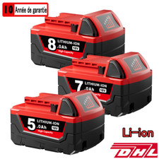 1~4x pour batterie Milwaukee