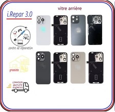 vitre arrière Assemblée Lentille grand trou iphone 15 max-15 pro toutes couleurs