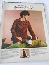 1967 Georges Picaud Lamb's Wool ADVERTISEMENT
