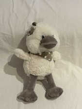 Peluche poussin canard blanc