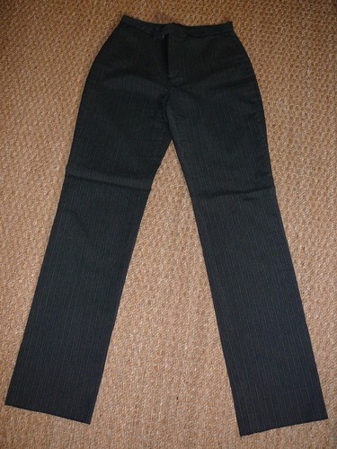 Pantalon gris droit zara - pantalon,