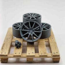 Lot of 4 1/24 1/18 Model Car Wheels (Ferrari SF98 OE Carbon)