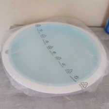 Tupperware 2 grand plateaux turquoise allegra 