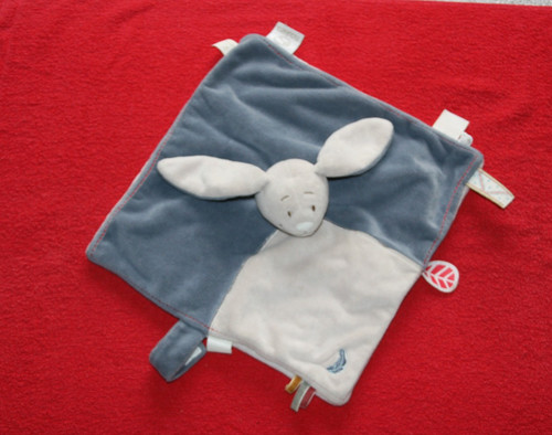 Noukies doudou lapin plat - noukies,