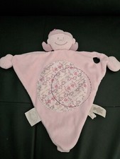 Doudou plat poupée fille rose