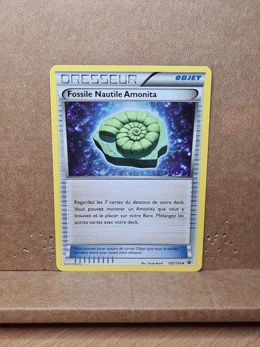 Carte pokémon fossile nautile - pokémon,