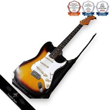 Fender Stratocaster 1965 Sunburst Alder Body Maple Neck Parchoid Dot Hallowgrad