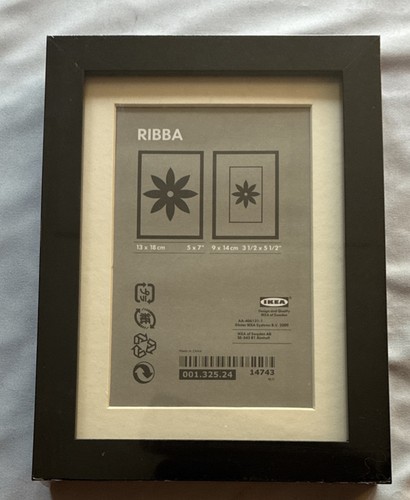 Sealed ikea ribba black photo - ikea,