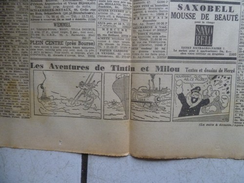 Tintin journal soir num - journal, le