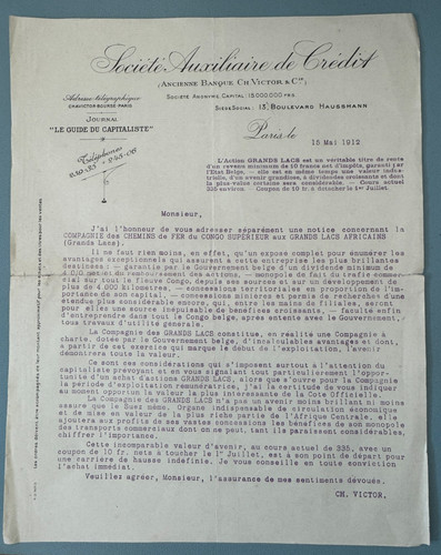 1912 société auxiliaire - auxiliaire, de