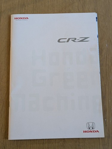 Catalogue honda - catalogue, cr-z