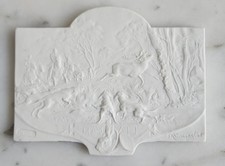 Rare Bas-relief Biscuit Porcelaine Sèvres