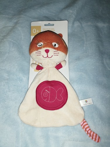 Doudou plat pauline chat - le,
