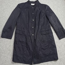 Ulla Popken Femmes Manteau Ue 48 UK 22 Bleu Pull Transitional Veste