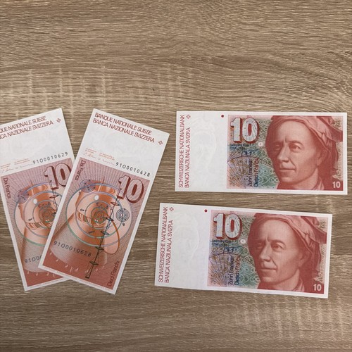 Billet francs suisse - billet, 10