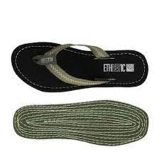 Tong vegan noire et verte Flip