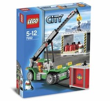 LEGO City: Container Stacker 7992 100% Complete Set W/Extra Parts READ DESC
