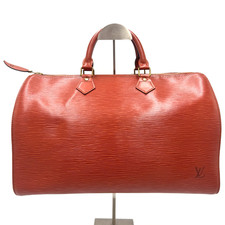 LOUIS VUITTON Speedy35 Handbag M42993 Epi leather Brown Kenyan Fawn Used #VI1920