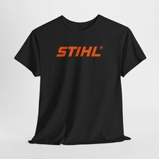 STIHL Unisex Graphic Black Tshirt Cotton Tee Sizes S-3XL Outdoor Fans