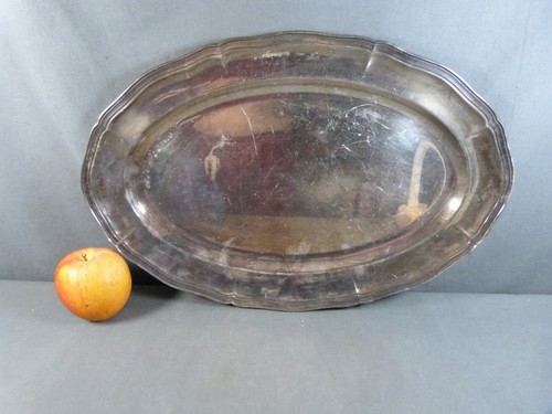 Grand plat ovale métal - grand,
