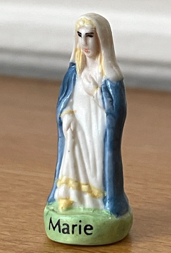 Jolie fève mat vierge marie - mat,