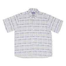 Hommes Bleu & Blanc Coton