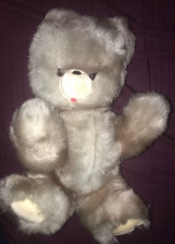 Peluche ours gris - peluche, articulé