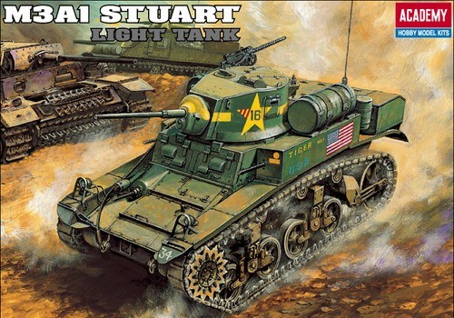 Academy m3a1 stuart - academy,