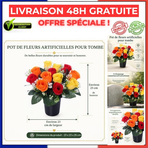 Fleurs artificielles pour