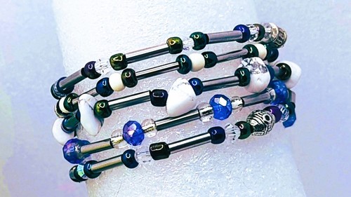 Bracelet perles rangs - perles, à