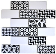 Mosaïque Céramique Blanc