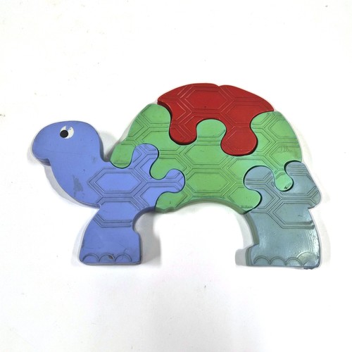 Puzzle bois tortue en - puzzle,