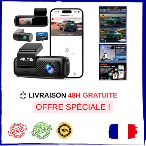 Dashcam voiture avant arrière - voiture,