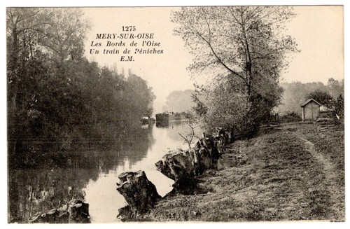 Cpa mery sur - 95, mery-sur-oise