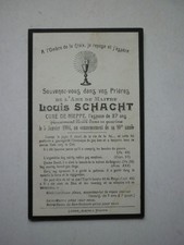 image mortuaire Schacht curé