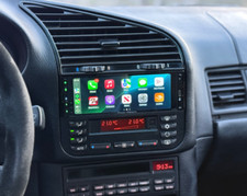 Single DIN Apple Carplay / Android Auto Headunit Kit for BMW E36 / E34