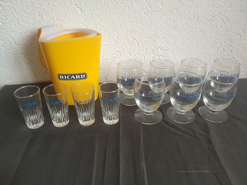 Pichet litre ricard 11 - +,