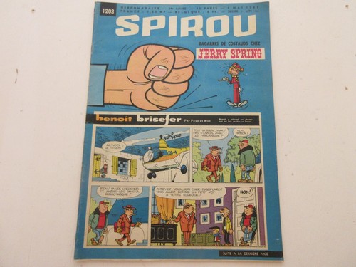 Spirou 1203 1961 pub - spirou,