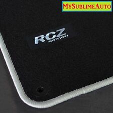 Tapis Peugeot RCZ Sport Coupé Depuis 2010 Velours Edition Logo Brodé NEUFS