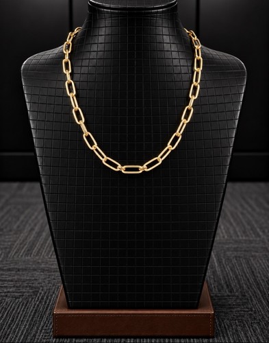 Collier chaîne gros maillons - collier,