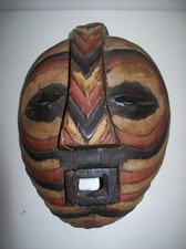 Ancien masque traditionnel Africain Congo LUBA