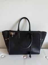 Zadig & Voltaire Muse Leather Tote Bag with Lock And Key