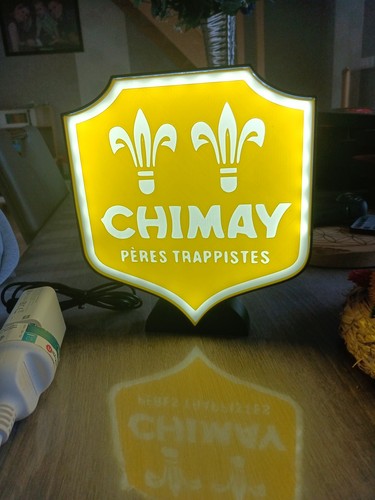 Logo lumineux bière chimay - logo,