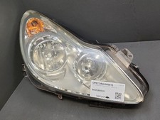 Phare avant droit fond chrome - Opel Corsa D de sept. 2006 à 2010 - 93189358 *