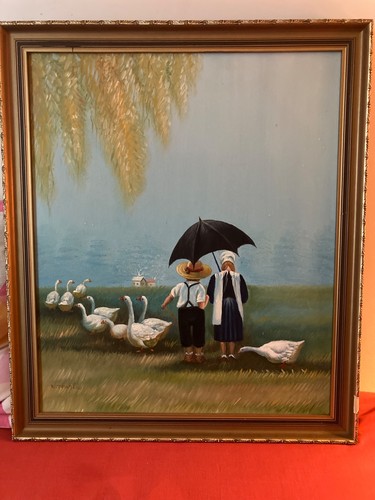 Peinture ancienne sur - ancienne, bois